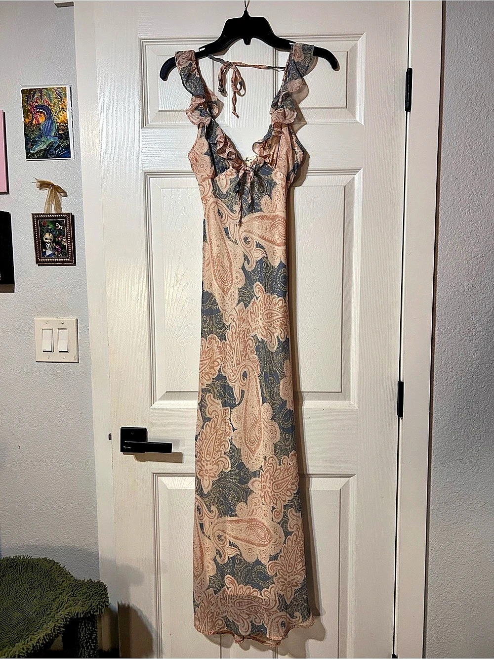 Pastel Paisley Maxi Dress